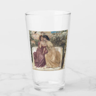 Verre Sappho et Erinna dans un jardin grec (Lesbian Love