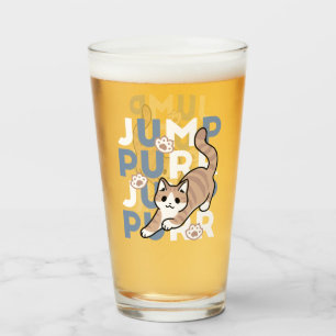 Verre Sauter Purr Jump : Conception de chat joueuse avec