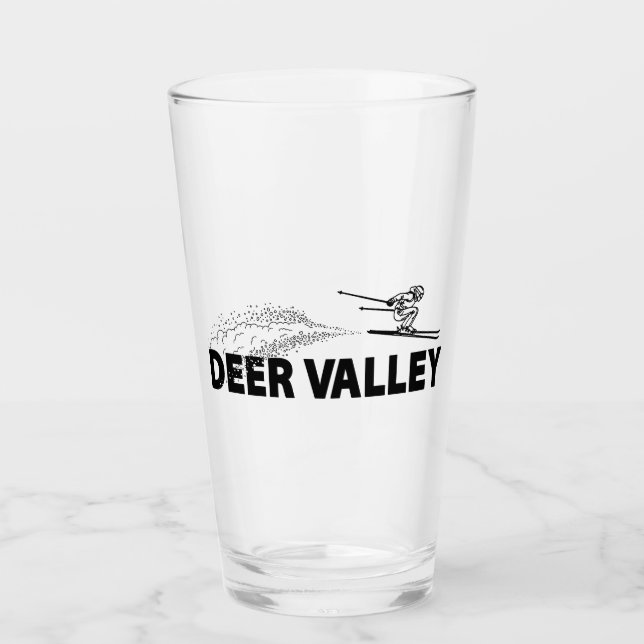 Verre Sauteur à ski de Deer Valley Utah (Devant)