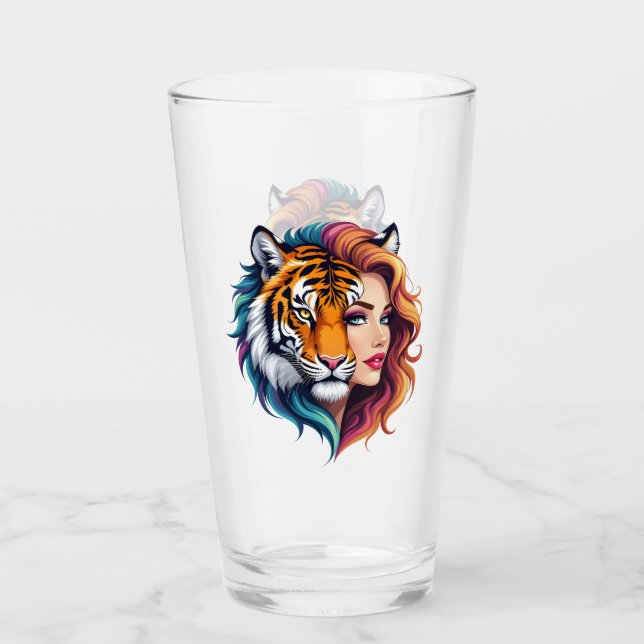 Verre Sauvage intérieur – Déesse de l'esprit du tigre.  (Devant)