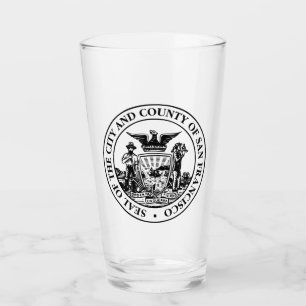 Verre Sceau de la ville de San Francisco (Californie, US