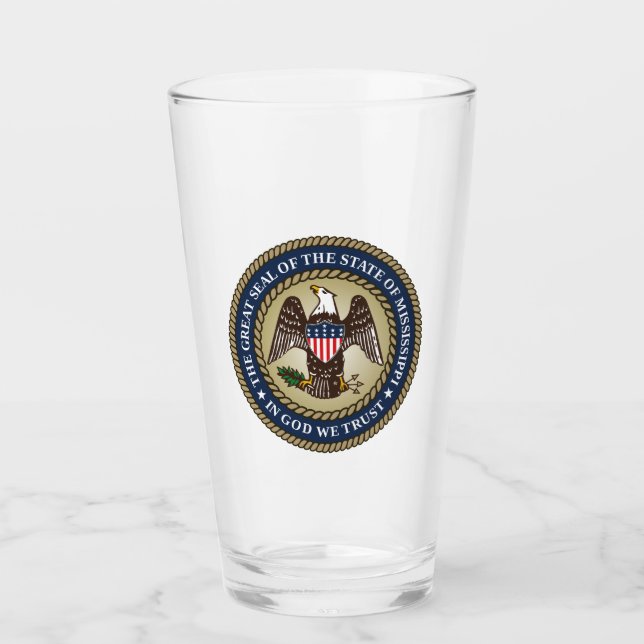 Verre Sceau du Mississippi (Devant)