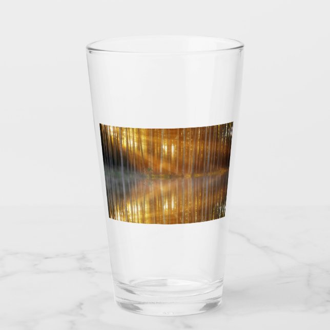 Verre Scène de la forêt de Misty (Devant)