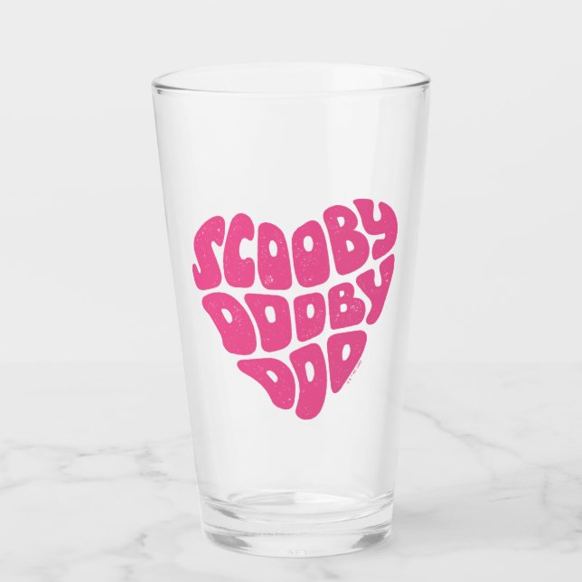 Verre Scooby Doo Doo Heart (Devant)