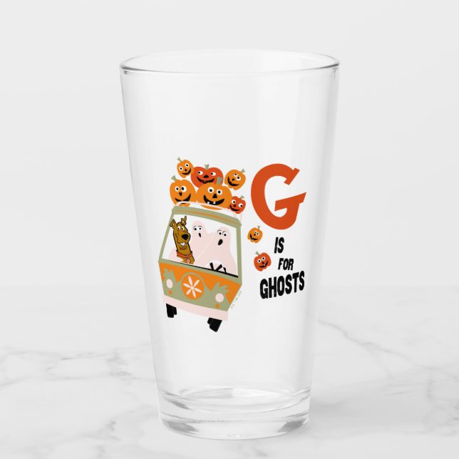 Verre Scooby-Doo | G est pour Ghosts (Devant)