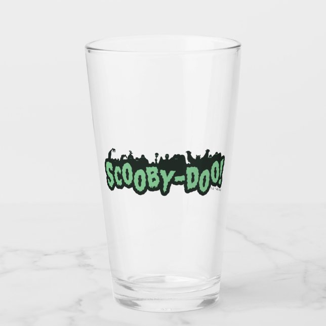 Verre Scooby-Doo ! Logo Monster Silhouette (Devant)