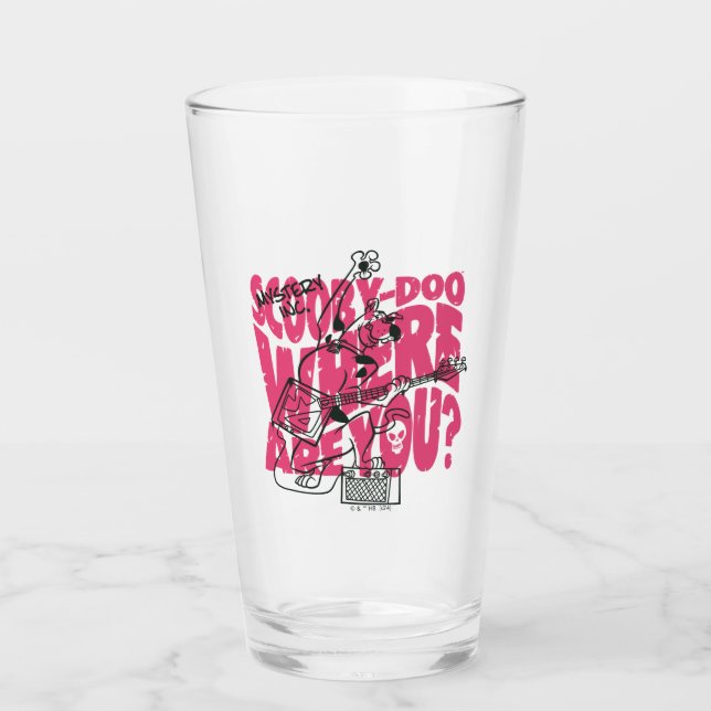 Verre Scooby Doo Où Es-Tu Punk Guitar Riff (Devant)