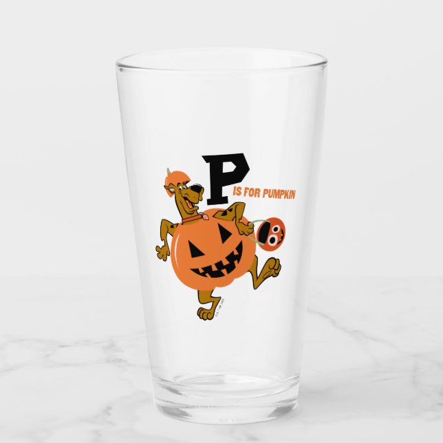 Verre Scooby-Doo | P est pour le Citrouille (Devant)