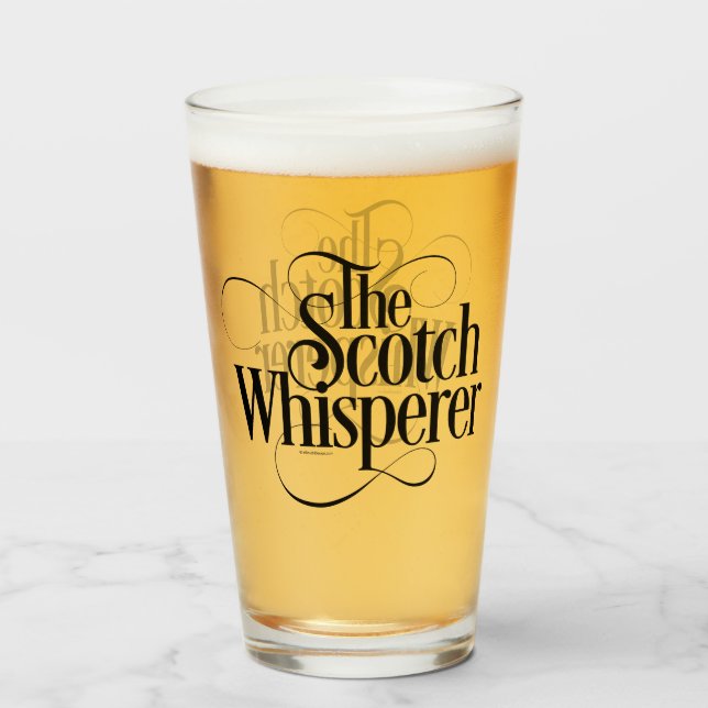 Verre Scotch Whisperer (Devant (rempli))
