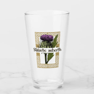 Verre Scotland Scottish Thistet Scots Gaelic Toast
