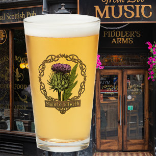 Verre Scotland Scottish Thistet Scots Gaelic Toast