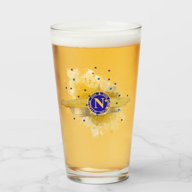 Verre Scudetto Napoli 2024-2025 (Devant (rempli))