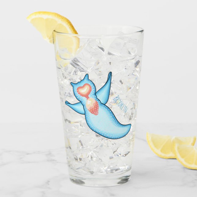 Verre Sea angel cartoon (Devant glace)