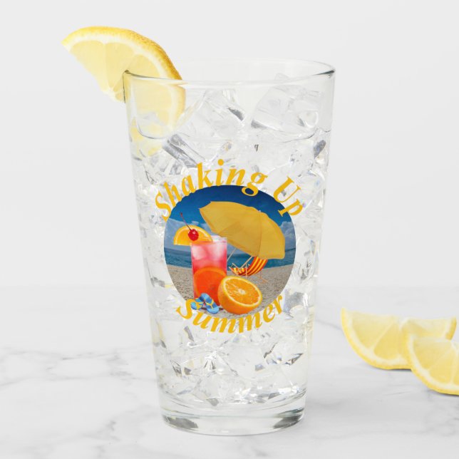 Verre Secouer l'été (Devant glace)
