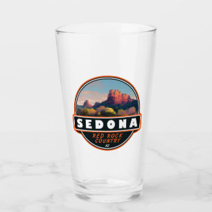 Verre Sedona Arizona Pays de Roches Rouges Emblème Aquar