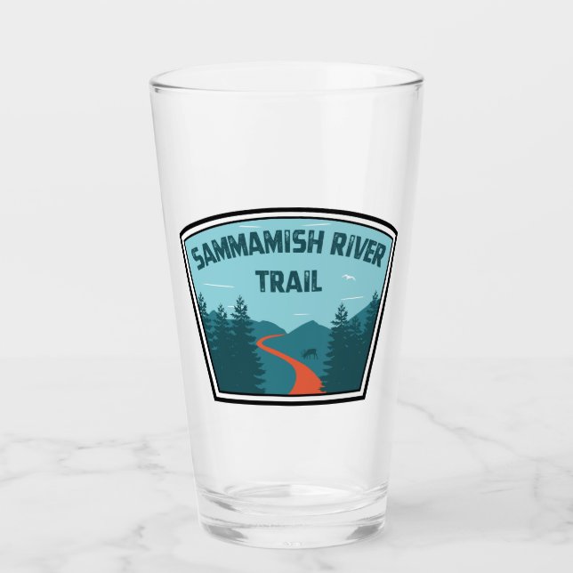 Verre Sentier de la rivière Sammamish Washington (Devant)