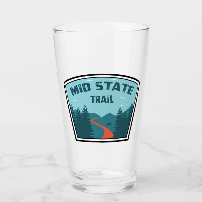 Verre Sentier du milieu de l'État Pennsylvanie (Devant)