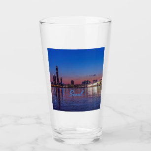 Verre Seoul, capitale de la Corée du Sud Skyline