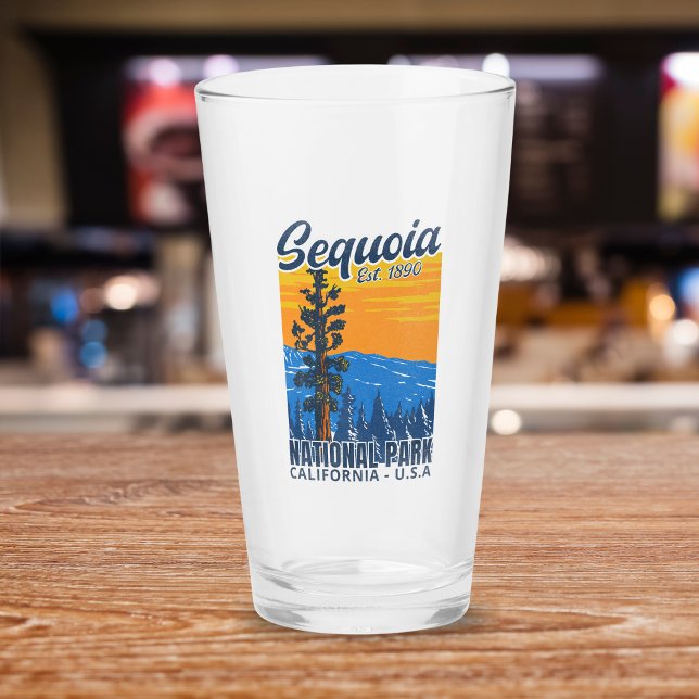 Verre Sequoia National Park California Established 1890 (Créateur téléchargé)