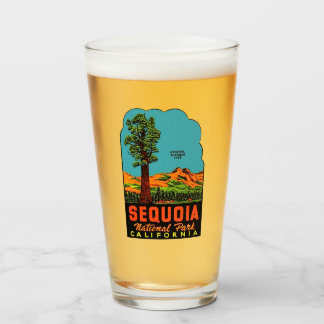 Verre Sequoia National Park, Californie - Pint Glass