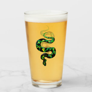 Verre Serpent vert