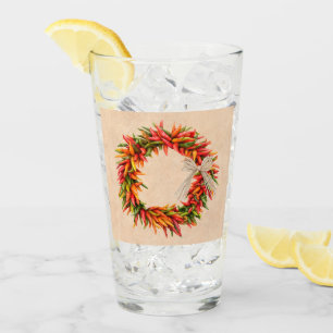 Verre Serre-couronne Ristra dans le sud-ouest du Chili