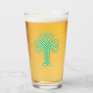 Verre Shamrock de nouage celtique