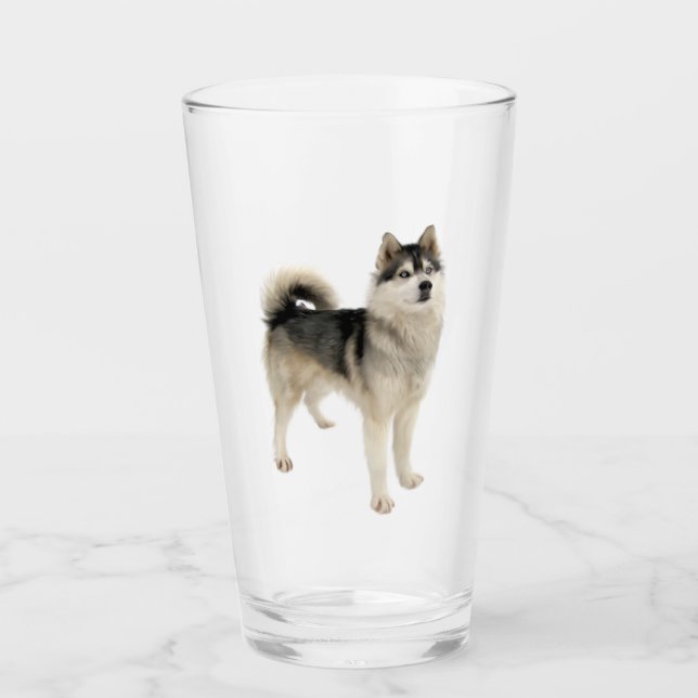 Verre Sibérie Husky Malamute animal chien animal chien d (Devant)