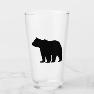 Verre Silhouette de Black Bear