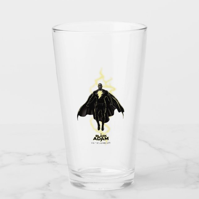 Verre Silhouette noire Adam Lightning (Devant)