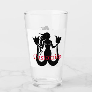 Verre Silhouette Tonnerre_Cove de sirène à deux queue