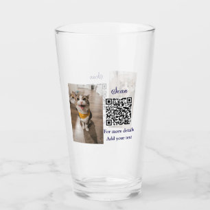 Verre Simple animal name details QR code add text photo