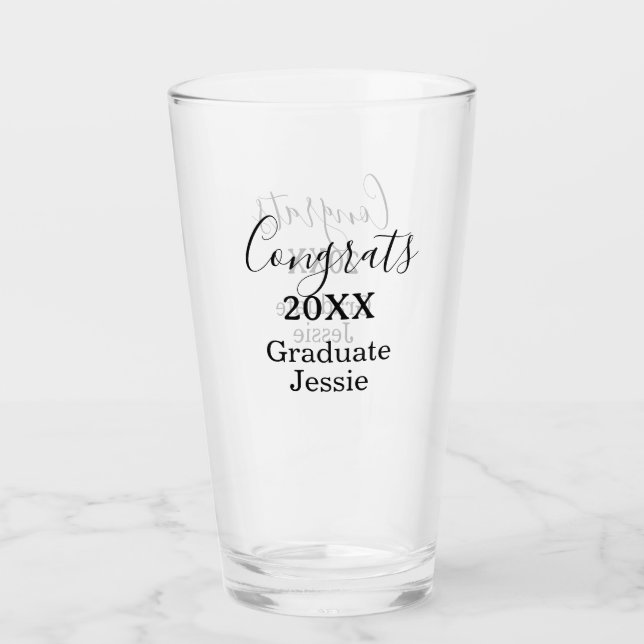 Verre Simple graduation congratulations minimal add clas (Devant)