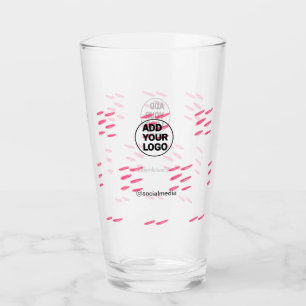 Verre simple minimal ajoutez votre logo/dessin aquarelle