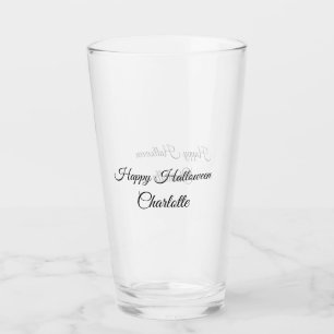 Verre SIMPLE MINIMAL.CUTIE AJOUTEZ NOM BÉBÉ joyeux Hallo