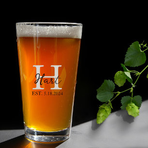 Verre Simple Monogramme Beige noire