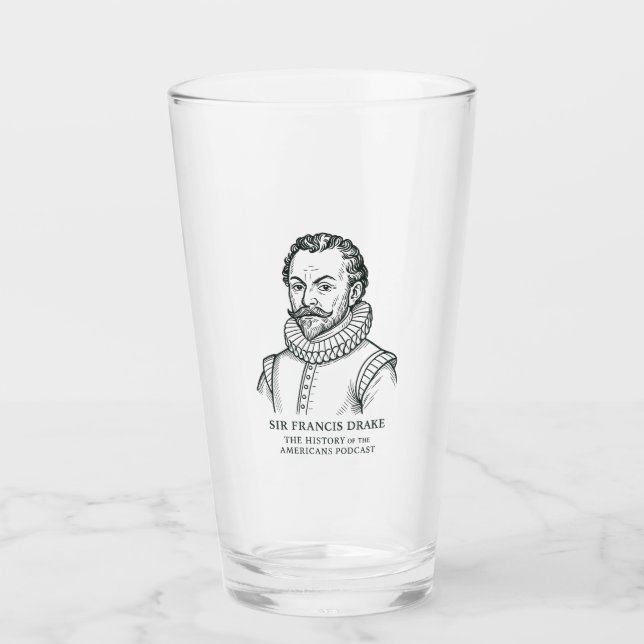 Verre Sir Francis Drake Pint Glass (Devant)