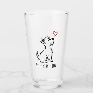Verre Sit-Stay-Love Westie