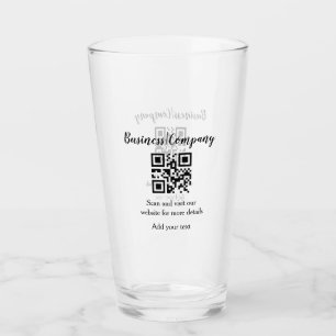Verre site web simple de société commerciale code-barres