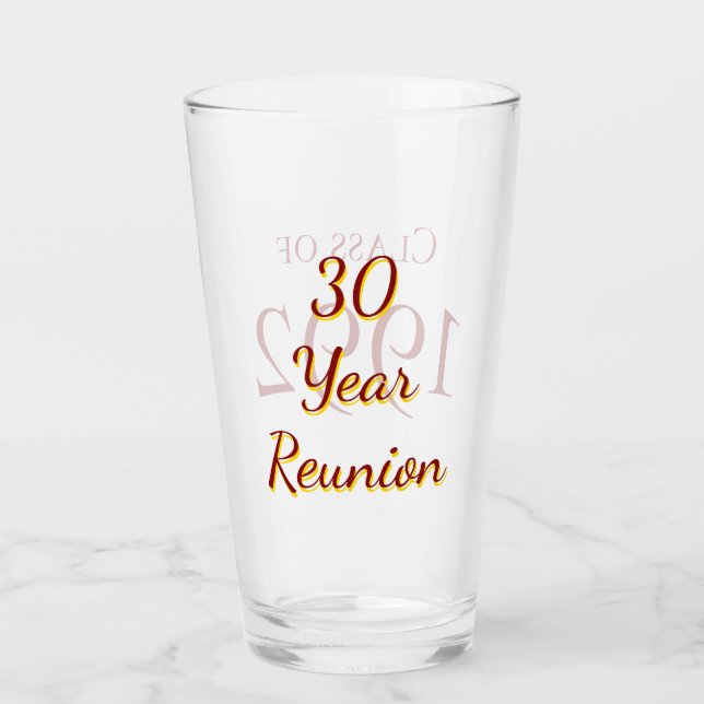 Verre SKHS Réunion de 30 ans (Devant)