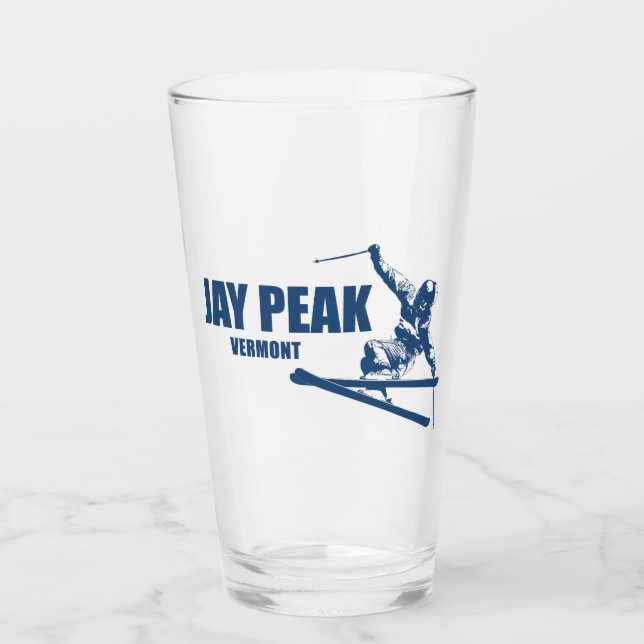 Verre Skieur de Jay Peak Vermont (Devant)