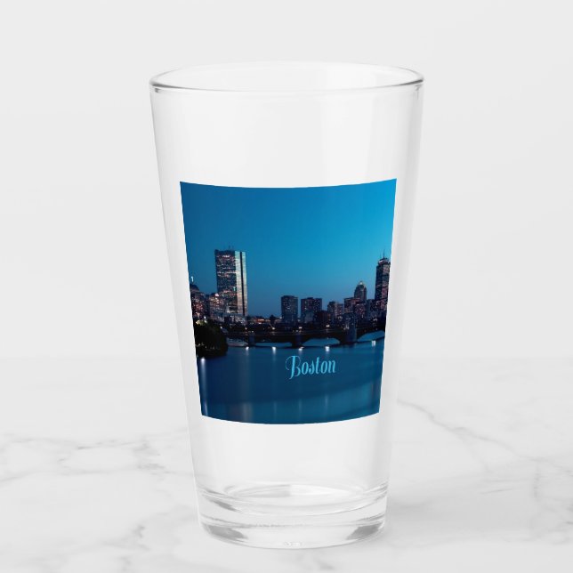 Verre Skyline de Boston Massachusetts City (Devant)