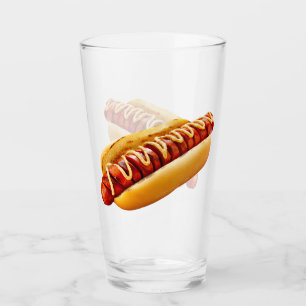 Verre SlipperyJoe's hot dog ambiance estivale BBQ niché