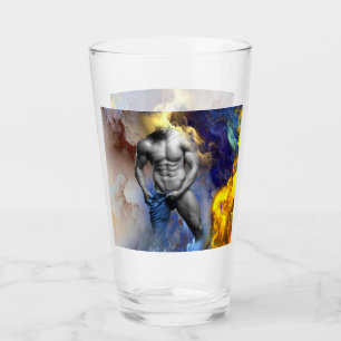 Verre SlipperyJoe's musculaire physique chemise vapeur