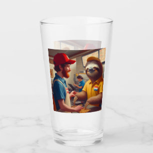 Verre Sloth Fast Food Worker
