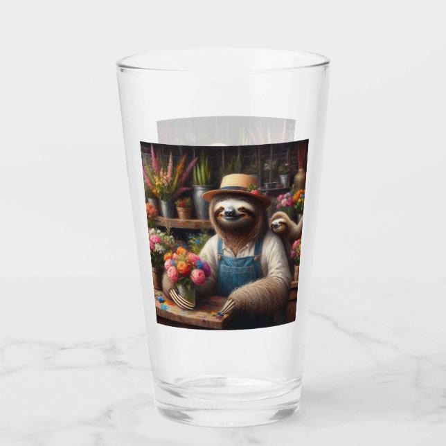 Verre Sloth Florist (Devant)