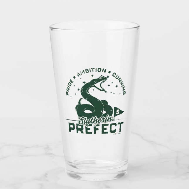 Verre SLYTHERIN™ - Badge Préfet (Devant)