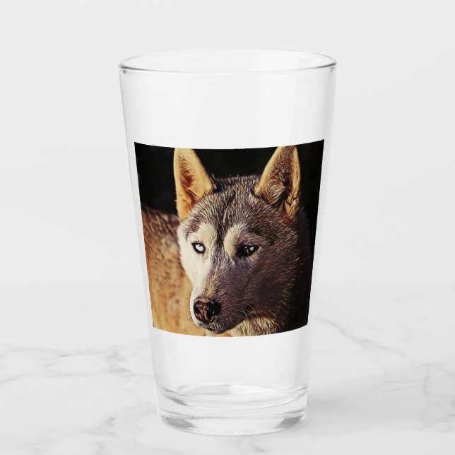 Verre smartmix animal- loup (Devant)