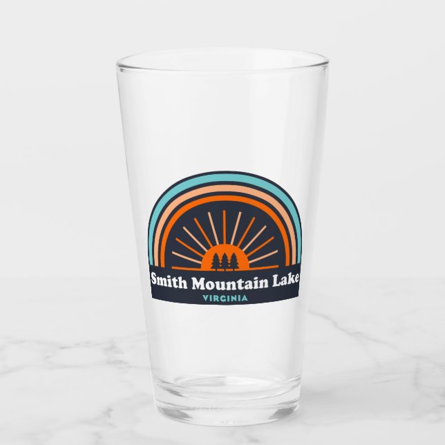 Verre Smith Mountain Lake Virginie Arc en ciel (Devant)