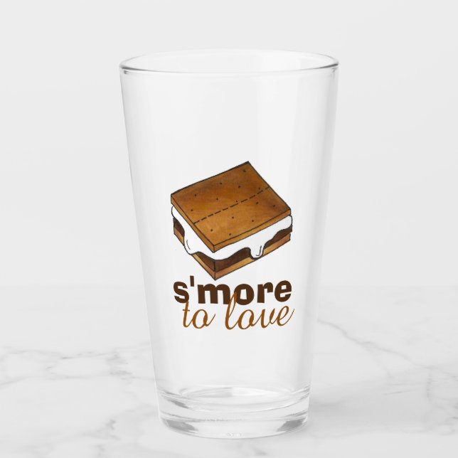 Verre S'more To Love Marshmallow Camp Camfeu S'mores (Devant)